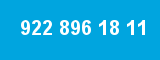 922 896 18 11 922 896 18 11